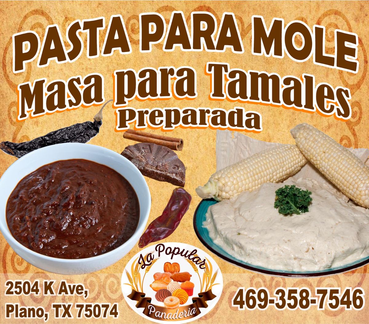 Pasta para mole at La Popular Panaderia